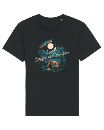 pentru camping - Campfire stars and stories Black