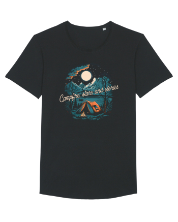 pentru camping - Campfire stars and stories Black