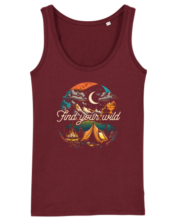 pentru camping - Find your wild Burgundy