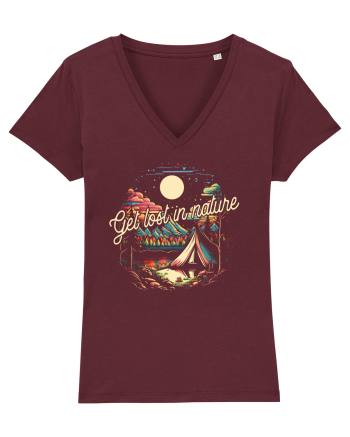 pentru camping - Get lost in nature Burgundy