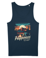 pentru camping - Happiness is good company and campfire Maiou Bărbat Runs