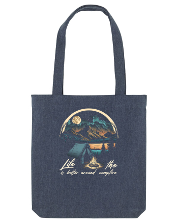 pentru camping - Life is better around the campfire Midnight Blue