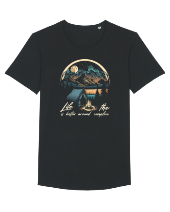 pentru camping - Life is better around the campfire Black