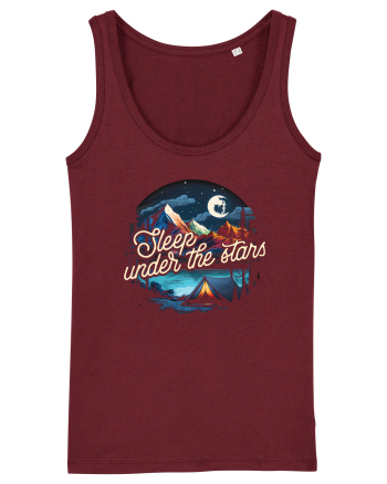 pentru camping - Sleep under the stars Burgundy