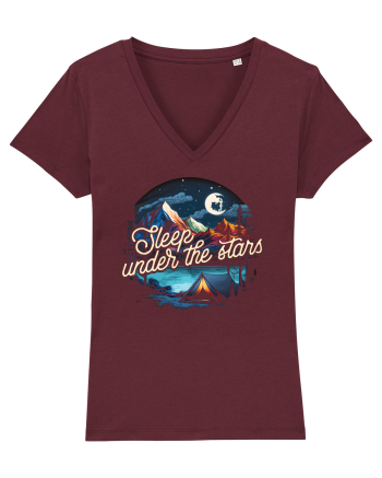 pentru camping - Sleep under the stars Burgundy