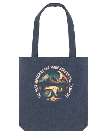 pentru camping - The best memories are made around the campfire Midnight Blue