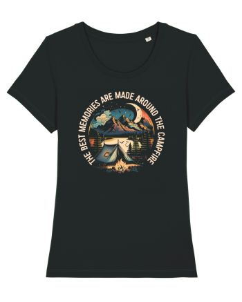 pentru camping - The best memories are made around the campfire Black