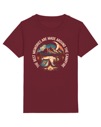 pentru camping - The best memories are made around the campfire Burgundy