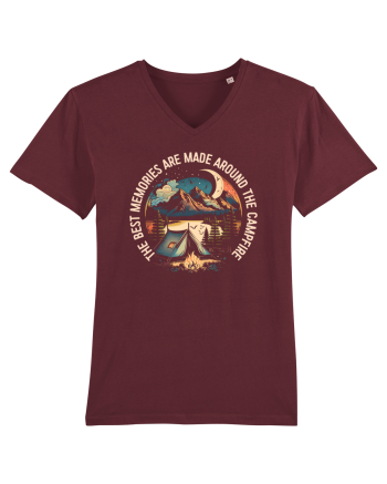 pentru camping - The best memories are made around the campfire Burgundy