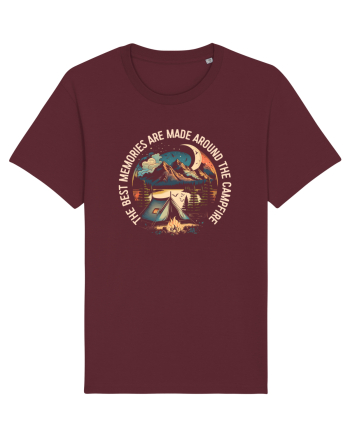 pentru camping - The best memories are made around the campfire Burgundy