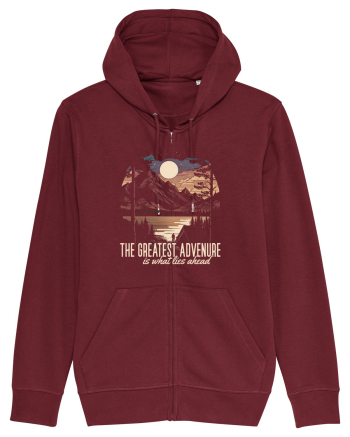 pentru camping - The greatest adventure is what lies ahead Burgundy