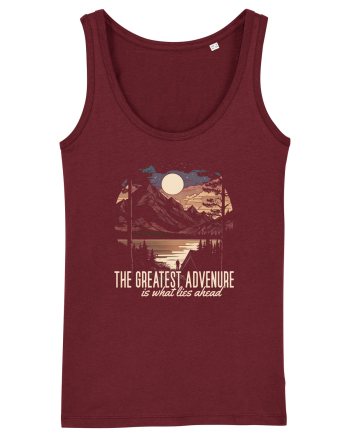 pentru camping - The greatest adventure is what lies ahead Burgundy