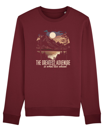 pentru camping - The greatest adventure is what lies ahead Burgundy