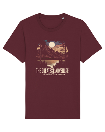 pentru camping - The greatest adventure is what lies ahead Burgundy