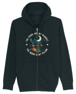 pentru camping - The stars are my blanket the moon is my pillow Hanorac cu fermoar Unisex Connector