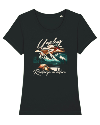 pentru camping - Unplug and recharge in nature Black
