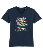 pentru camping - Unplug and recharge in nature Tricou mânecă scurtă guler V Bărbat Presenter