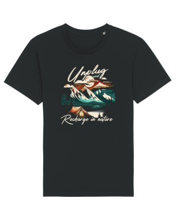 pentru camping - Unplug and recharge in nature Black
