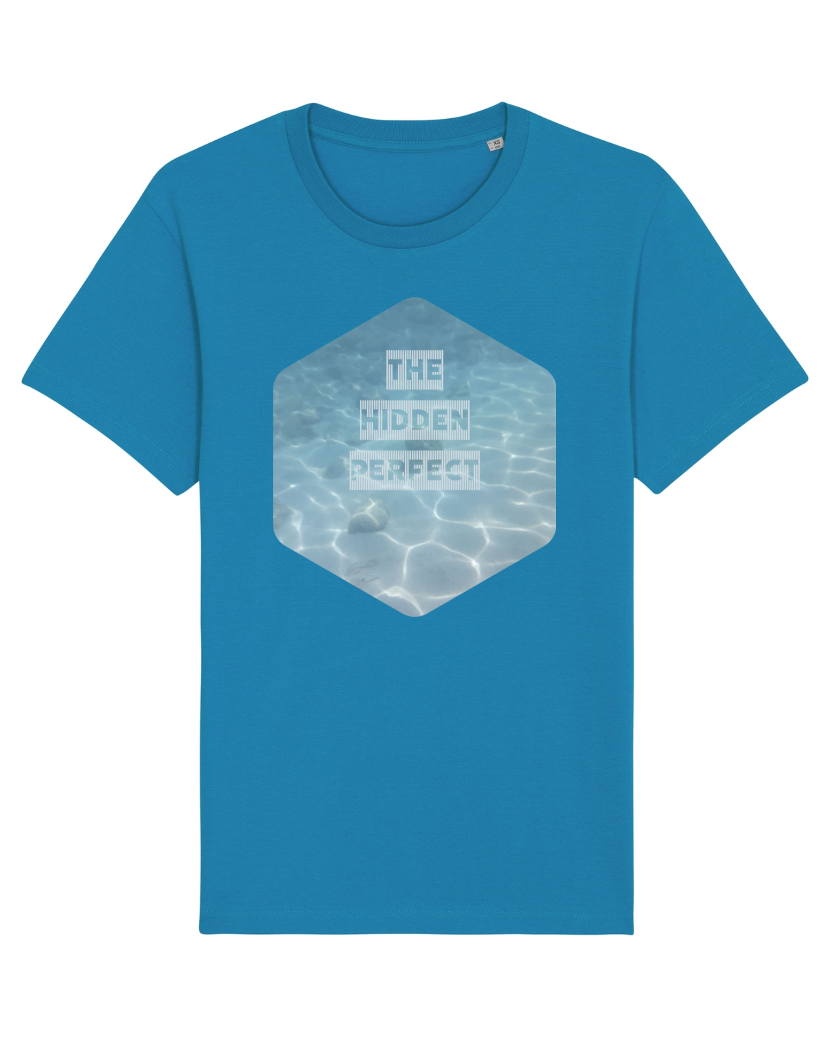 Tricou mânecă scurtă Unisex Rocker Azur