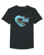 Vacation mood exotic Tricou mânecă scurtă guler larg Bărbat Skater