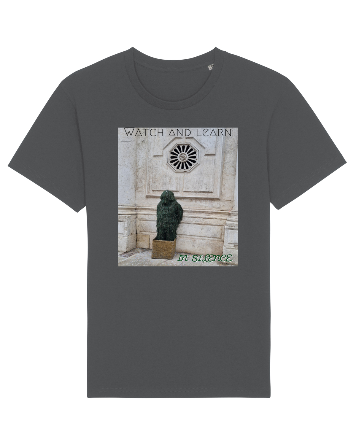 Tricou mânecă scurtă Unisex Rocker Anthracite