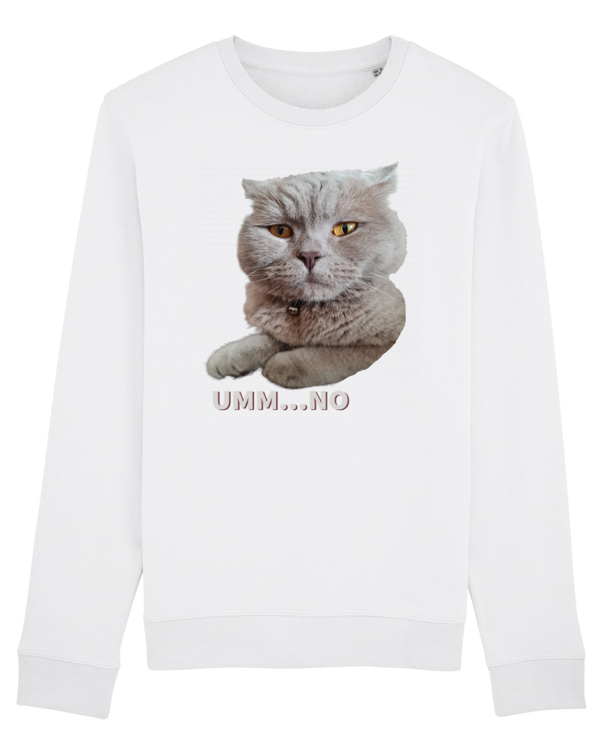 Bluză mânecă lungă Unisex Rise White