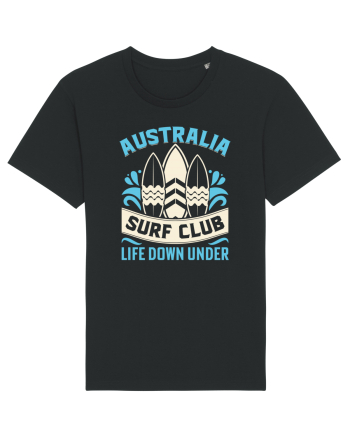Australia Surf Club Life Down Under Black