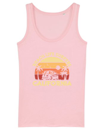 Beach Life Surfers California Cotton Pink