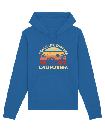Beach Life Surfers California Royal Blue