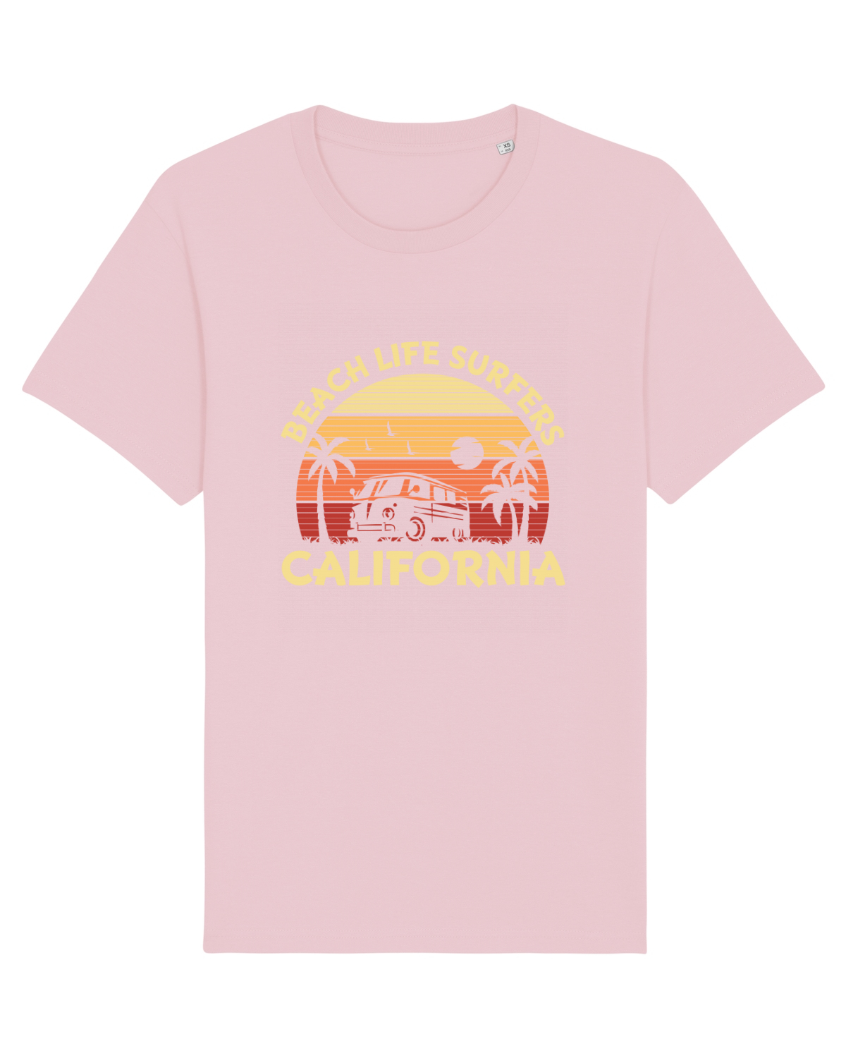 Tricou mânecă scurtă Unisex Rocker Cotton Pink