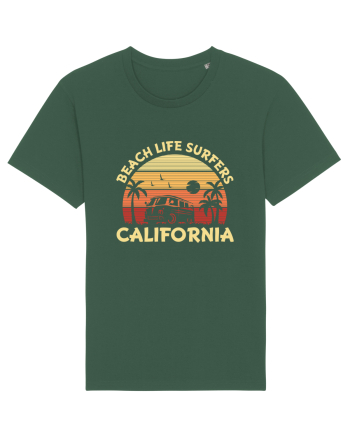Beach Life Surfers California Bottle Green
