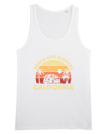 Beach Life Surfers California White