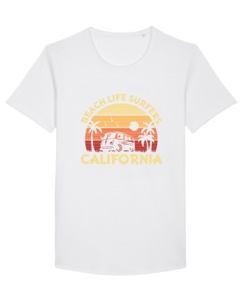 Beach Life Surfers California White