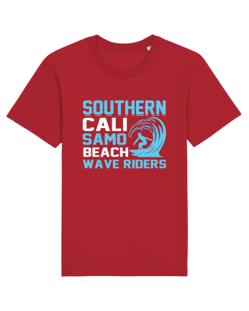 uthern Cali Samo Beach Wave Riders Red