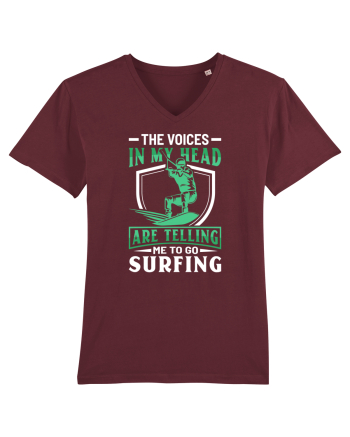 The voices in my head are telling me to go surfing Burgundy
