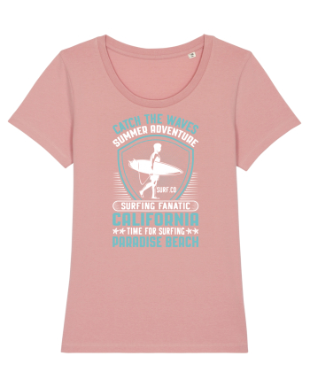Catch the waves summer adventure surfing fanatic California Canyon Pink