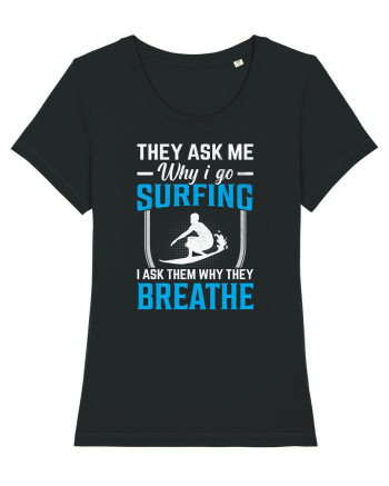 They Ask Me Why I Go Surfing I Ask Them Why They Breathe Black