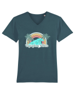 Vacation Vibes Tricou mânecă scurtă guler V Bărbat Presenter