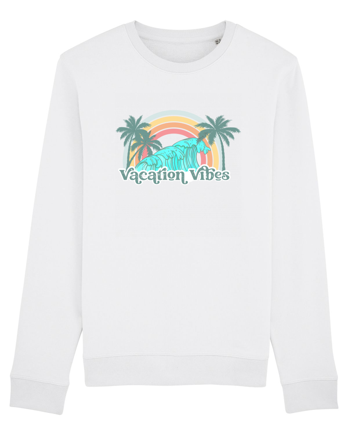 Bluză mânecă lungă Unisex Rise White
