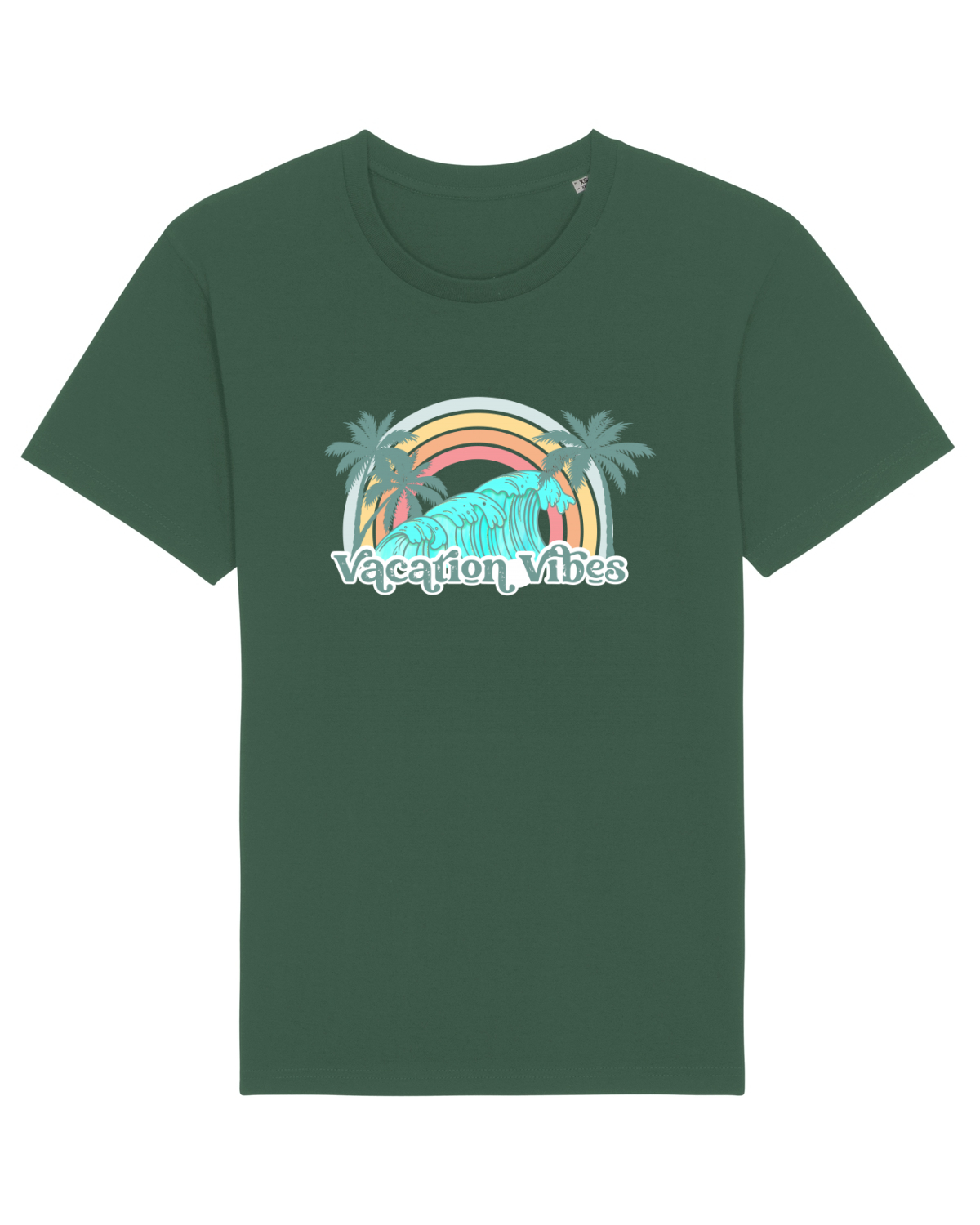 Tricou mânecă scurtă Unisex Rocker Bottle Green