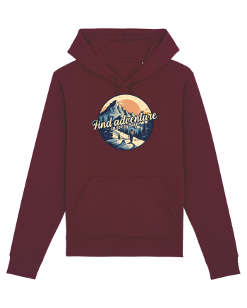 pentru montaniarzi - Find adventure in every step Burgundy