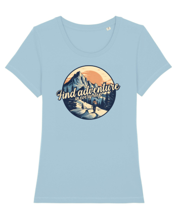 pentru montaniarzi - Find adventure in every step Sky Blue