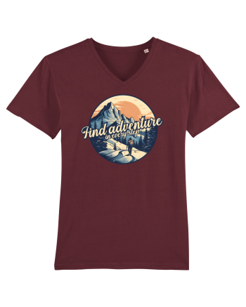 pentru montaniarzi - Find adventure in every step Burgundy