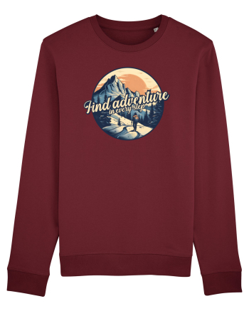 pentru montaniarzi - Find adventure in every step Burgundy
