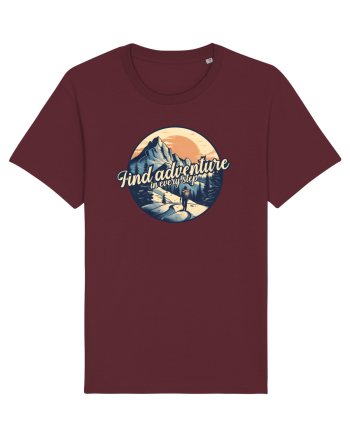 pentru montaniarzi - Find adventure in every step Burgundy