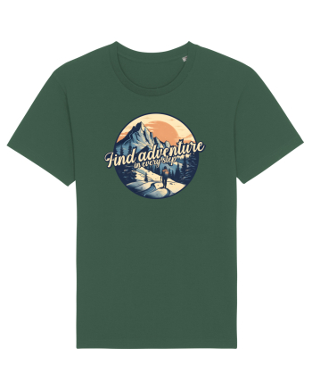pentru montaniarzi - Find adventure in every step Bottle Green