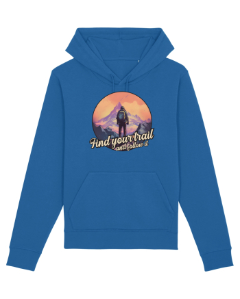pentru montaniarzi - Find your trail and follow it Royal Blue