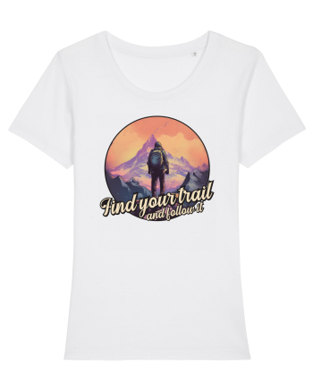 pentru montaniarzi - Find your trail and follow it White
