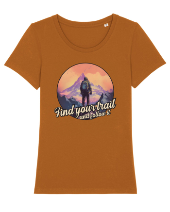pentru montaniarzi - Find your trail and follow it Roasted Orange