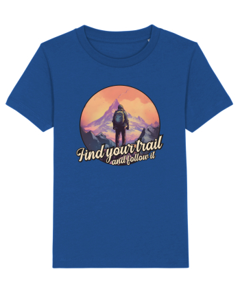 pentru montaniarzi - Find your trail and follow it Majorelle Blue